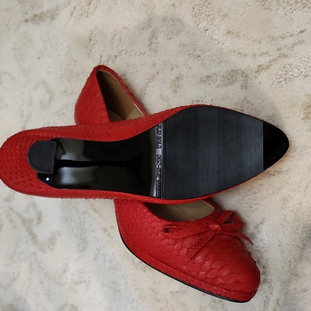 Red Custom Made Heels - Picture 3 of 8